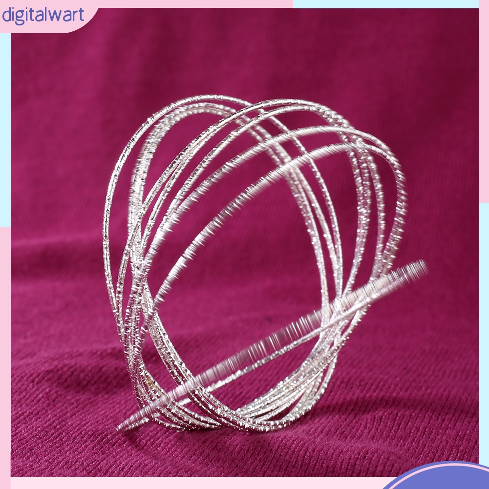 Set 10 vòng tay hợp kim thiết kế đơn giản cá tính dành cho nữ