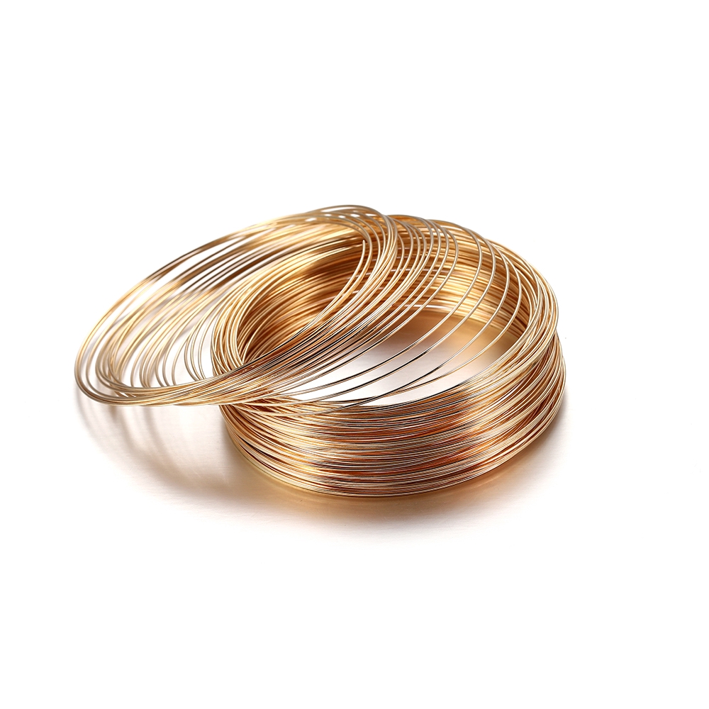 St.kunkaa 100 vòng / túi Vòng tròn 0,6mm để làm vòng tay