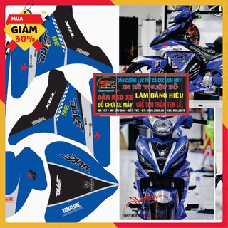 Tem Trùm 3 Lớp Ex 135 💖FREESHIP💖 Tem Xe Exciter 135 Mã T58