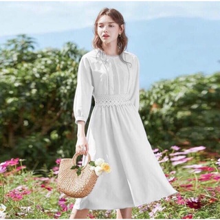 Đầm Cati phối ren sang chảnh