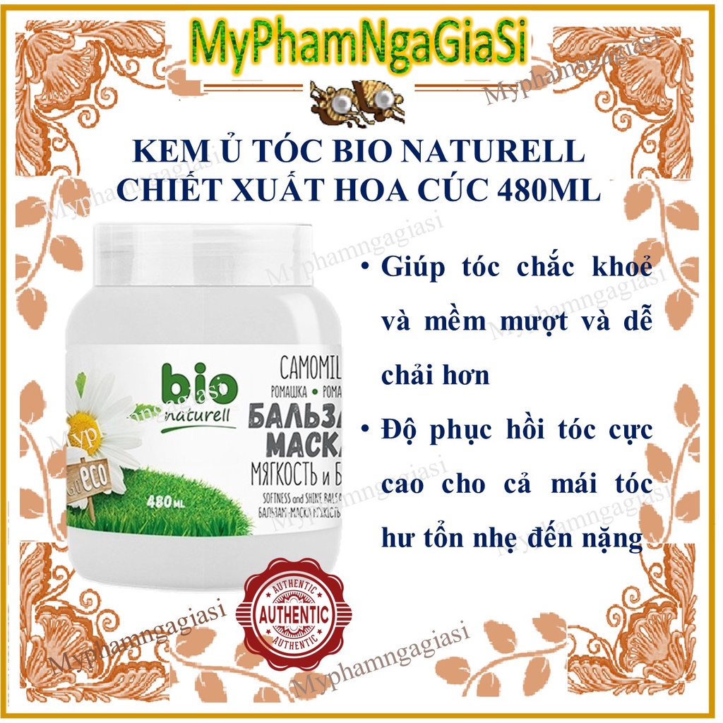 Ủ tóc xã tóc bio naturell mùi hoa cúc siêu thích