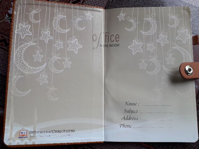 Sổ da cao cấp A5 MC134 kt 15 x 21cm