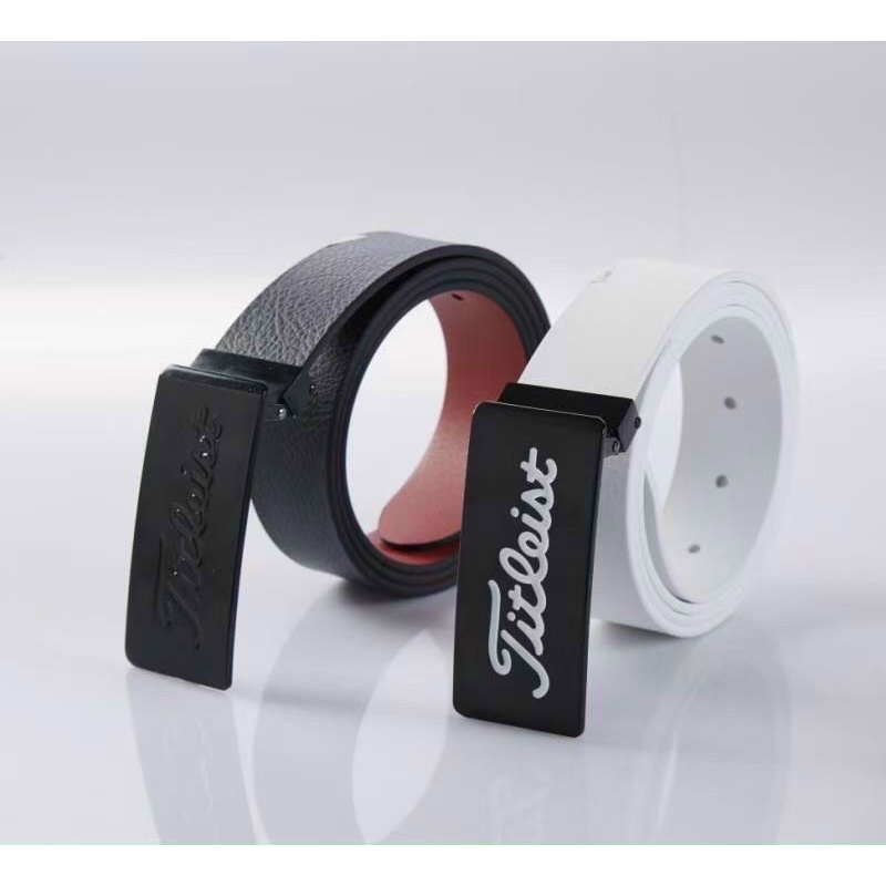 Thắt Lưng Golf Nam Khoá Kim Loại Chống Rỉ, Chất Da Thật