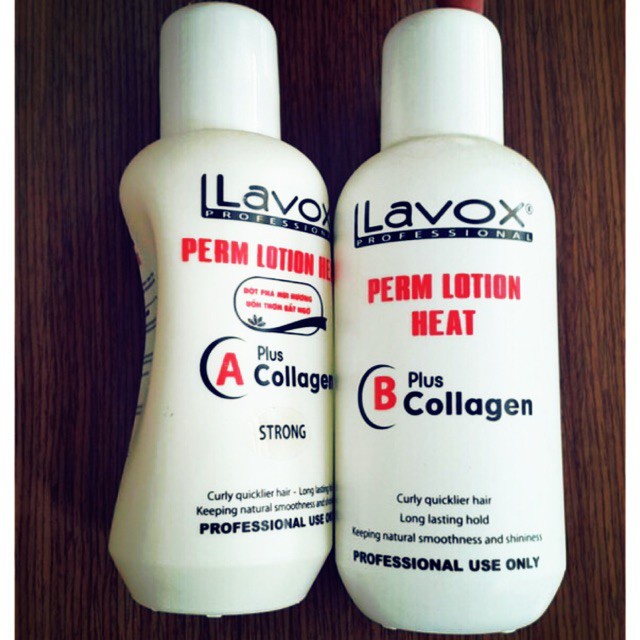 CẶP KEM UỐN NÓNG LAVOX COLLAGEN DÀNH CHO TÓC KHOẺ 150ML X2