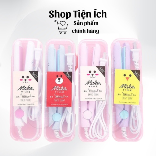 Máy duỗi tóc uốn tóc mini hàng chuẩn đẹp (Shop Tiện Ích)