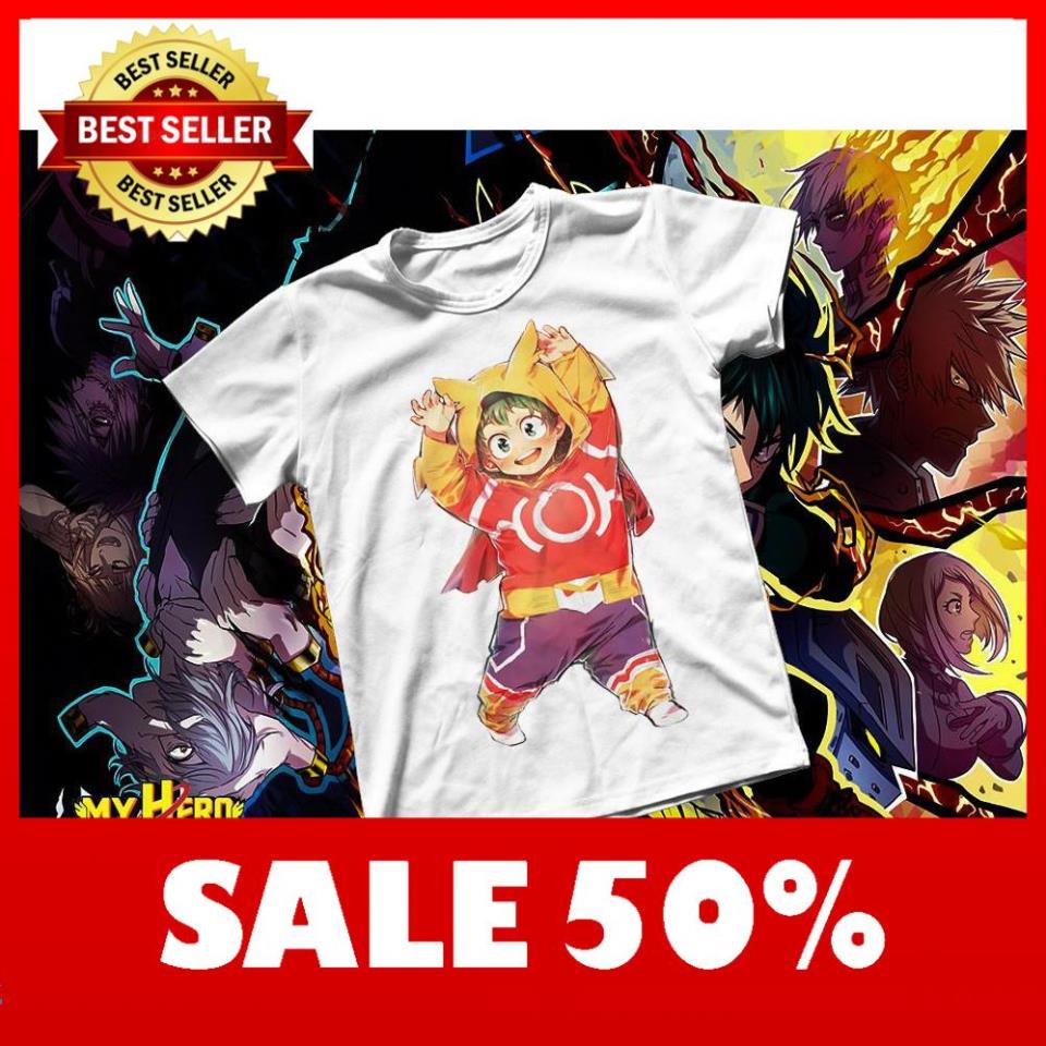 Áo thun Cotton Unisex - Anime - My Hero Academia - Jiro kyota chibi