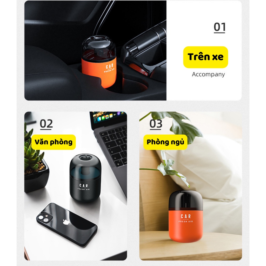 Lọ sáp thơm ô tô tỏa hương nước hoa