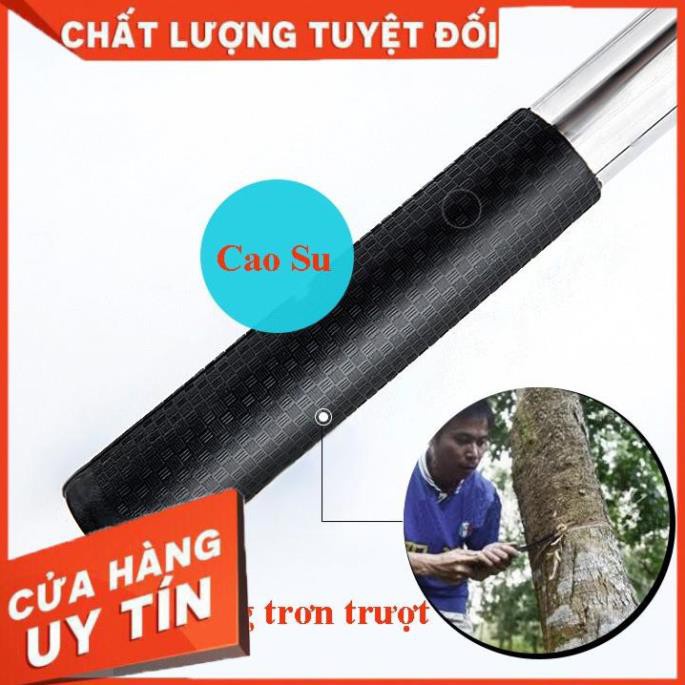 Vợt Vớt Cá Inox Cao Cấp Vành Tròn Mắt Lưới Nhỏ Siêu Bền  1m7 2m1 2m5 3m - Sanami Fishing