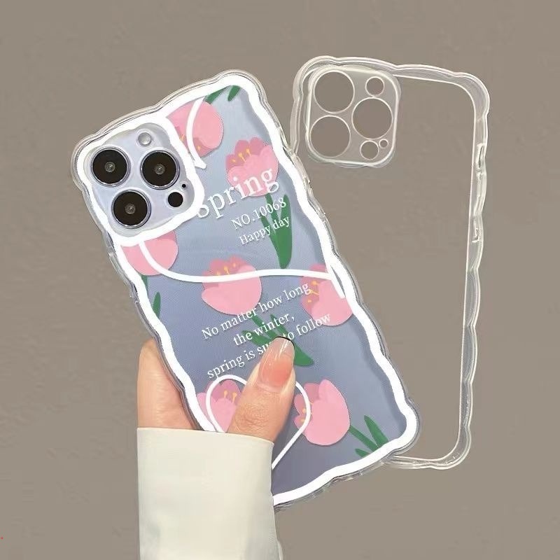 Ốp Điện Thoại Gel Silica Mềm Màu Trong Suốt Hình Hoa Hồng Dễ Thương Cho IPhone 13 12 11 Pro MAX X XR XS MAX 6 7 8 Plus