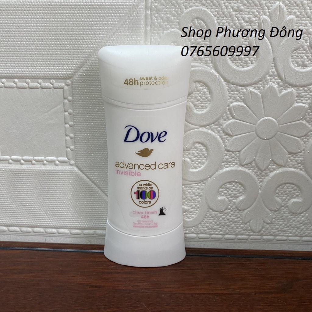 Sáp khử mùi Dove Advanced care 74gr