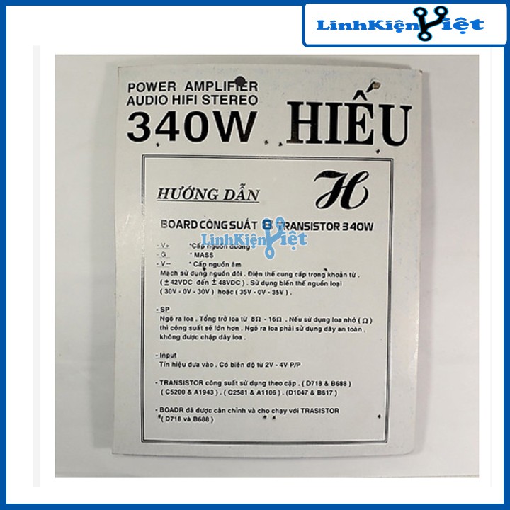 Board Khuyếch Đại Công Suất-Bo Âm Li Công Suất 300W - 8 SÒ