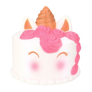 Đồ chơi xốp squishy giảm stress hình bánh kem kỳ lân dễ thương cho bé