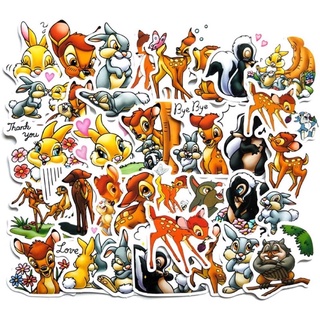 Hình dán Bambi 30-60 cái ép lụa khác nhau/ảnh Sticker Bambi dễ thương