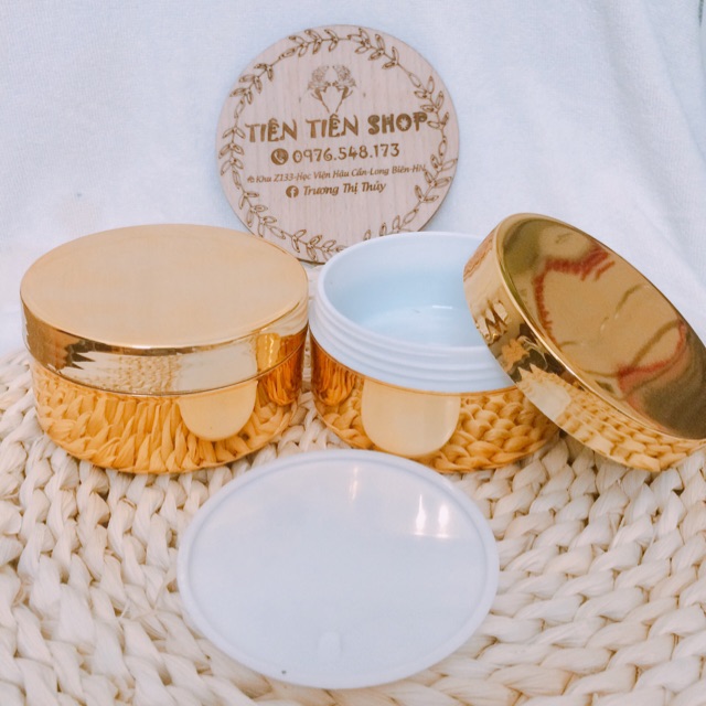 Hũ nhựa xi vàng, bạc cả hũ 200ml