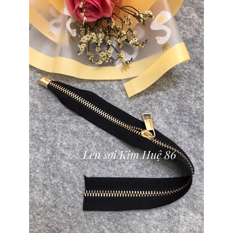 Dây khoá kéo 1 chiều loại đẹp 25cm