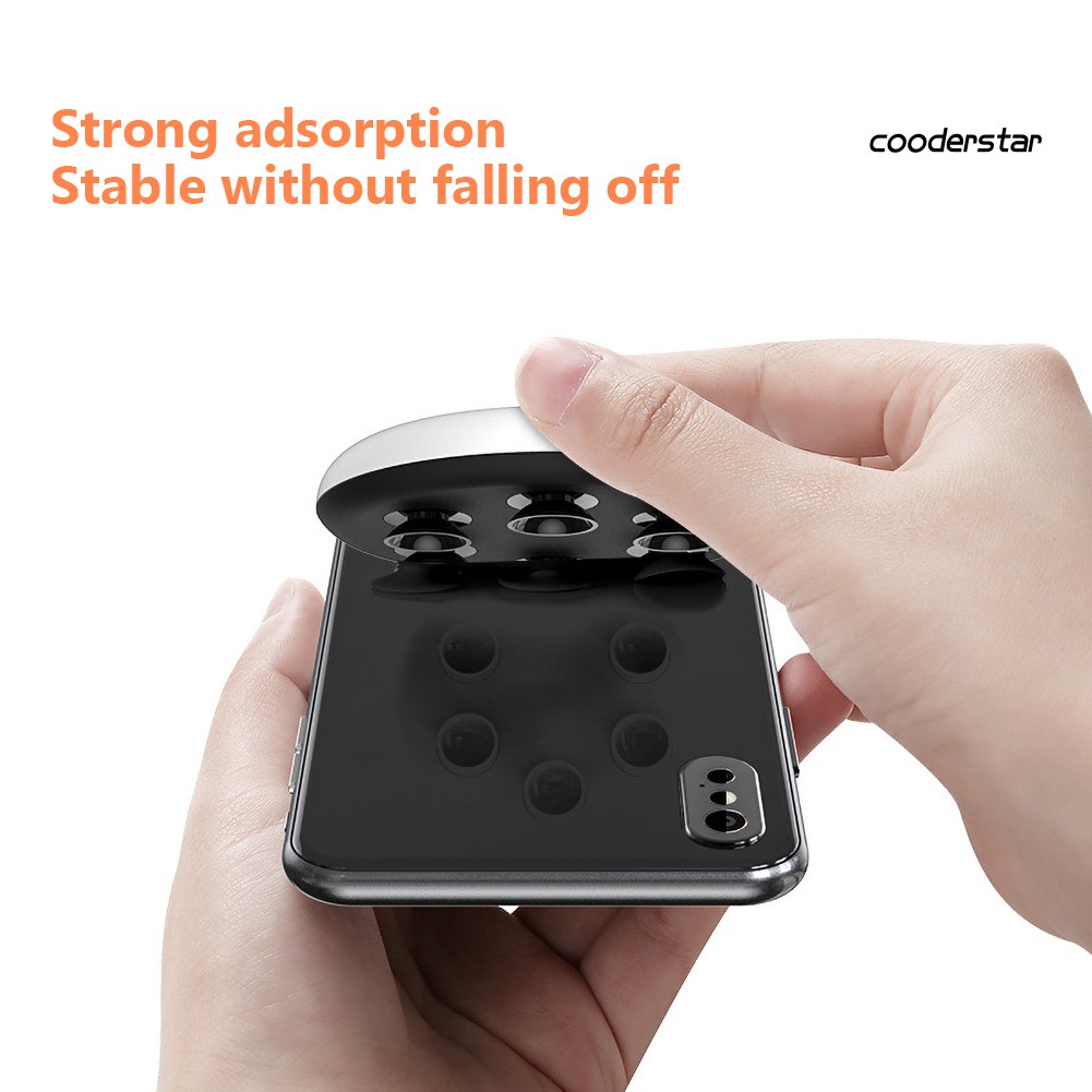 ★COOD★W1 Portable Wireless 5W Fast Charging Pad Suction Cups Phone Charger for iPhone