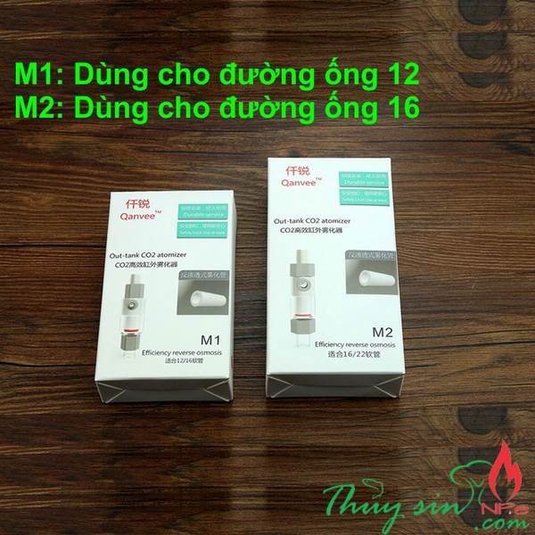 Bộ trộn CO2 QANVEE M1 | Bộ trộn CO2 QANVEE M2 | Bộ trộn CO2 ngoài | Trộn CO2 thủy sinh
