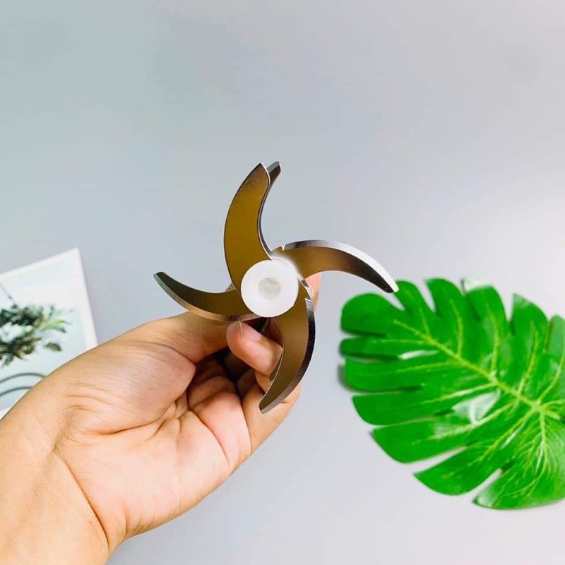 Máy Xay Thịt Đa Năng Hattiecs 6 Lưỡi Cối Thủy Tinh Cho Bé Ăn Dặm Hàng Chính Hãng