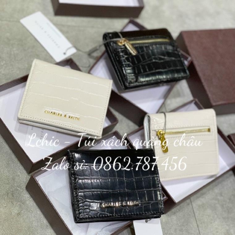 Ví nữ đựng tiền chữ C mini Quảng châu cầm tay nhỏ, mỏng gập gọn, nhiều ngăn đựng thẻ Xịn