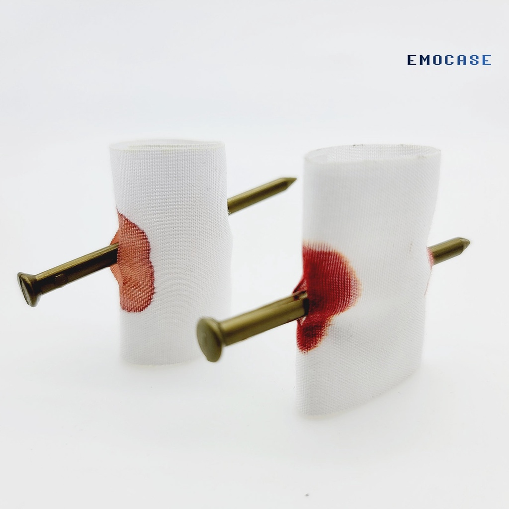 Set 5 Đinh Nhựa Xuyên Ngón Tay Hóa Trang Halloween Độc Đáo