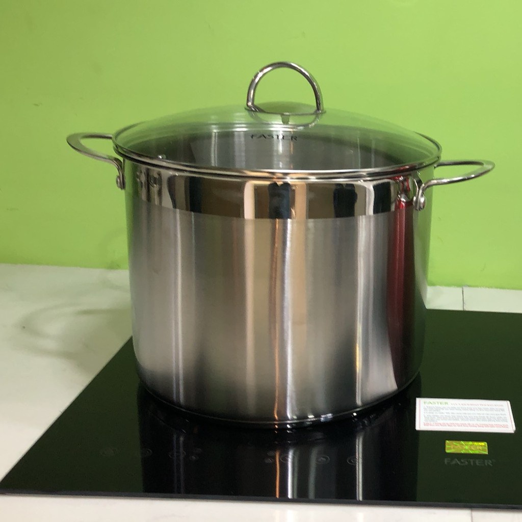 Nồi luộc gà inox FASTER  Dùng cho bếp điện, bếp từ 28cm.