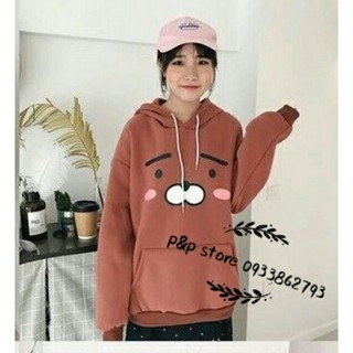 Áo Hoodie Mắt Gấu cực cute