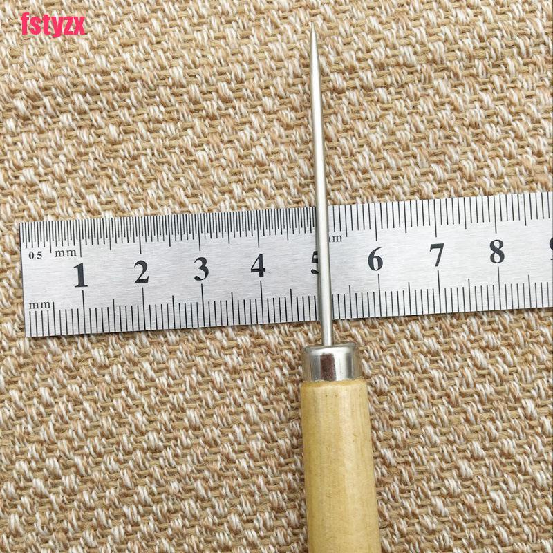 Dùi Đục Lỗ Cán Gỗ Dùng May Đồ Da / Vải Canvas