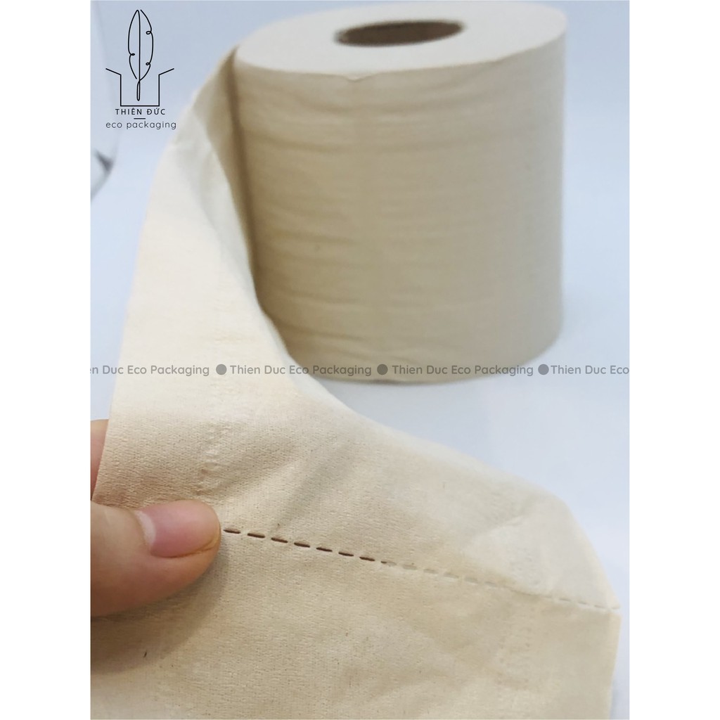 GIẤY VỆ SINH GẤU TRÚC ELENE VIỆT NAM Than Tre Cao Cấp - 10 cuộn/bịch Có Lõi - 3 LỚP DÀY MỊN, TỰ NHIÊN KHÔNG TẨY TRẮNG