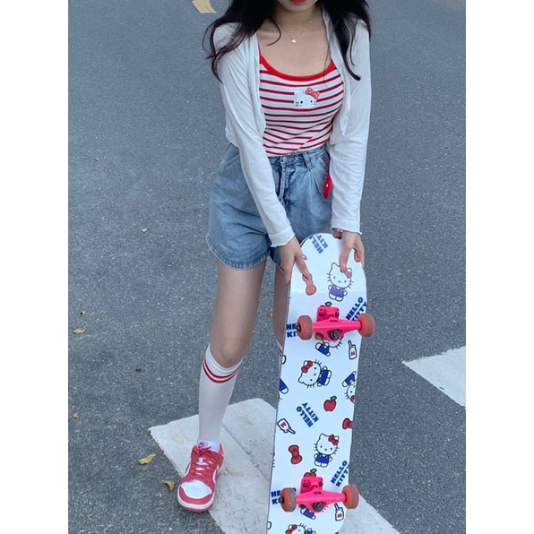 Summer New Soft Girl Suspenders Inside The Hot Girl Vest Daily Style Niche Outer Wear Bottoming Student Cute Top Female