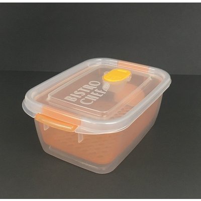 Hộp thực phẩm 2 lớp cao cấp YAMADA Nhật Bản 900ml nhựa an toàn tuyệt đối dùng lò vi sóng và tủ đông