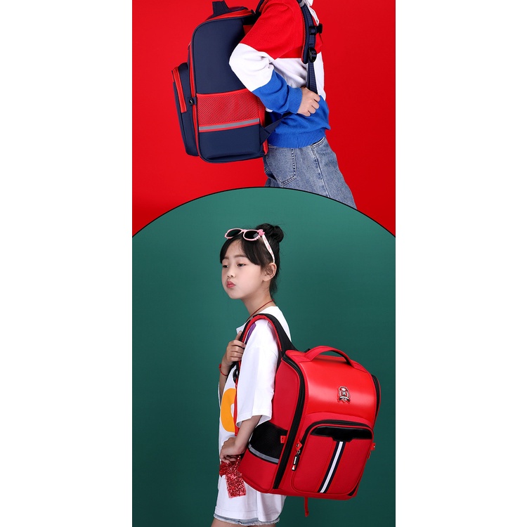 Balo chống gù, bao tiểu hoc bé trai siêu nhẹ nhiều ngăn. Bảo hành 12 tháng