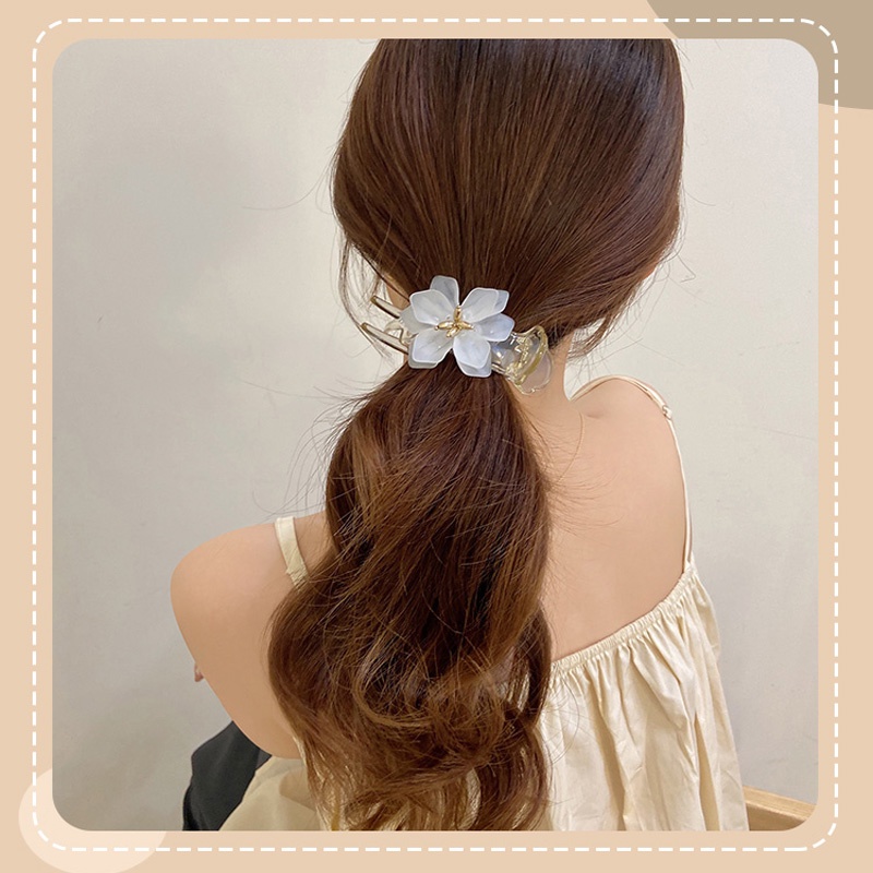 Kẹp Tóc Hình Hoa Phong Cách Hàn Quốc Dễ Thương Cho Nữ