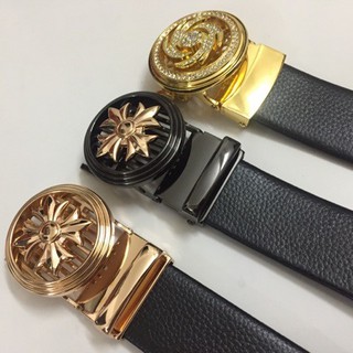 Bộ sưu tập các mẫu thắt lưng nam mặt tròn xoay khóa lẫy rút tự động cao cấp M53