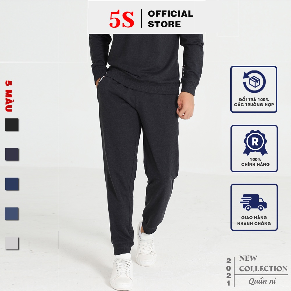 Quần Jogger Nam Thể Thao 5S (5 Màu), Chất Cotton Cao Cấp Mềm Mịn, Không Bai Xù (QNB21001)