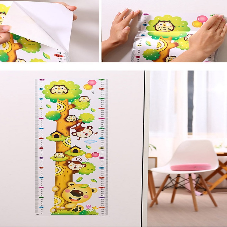 THƯỚC đo chiều cao, kiểm tra thị lực cho bé HÌNH HUƠU CAO CỔ