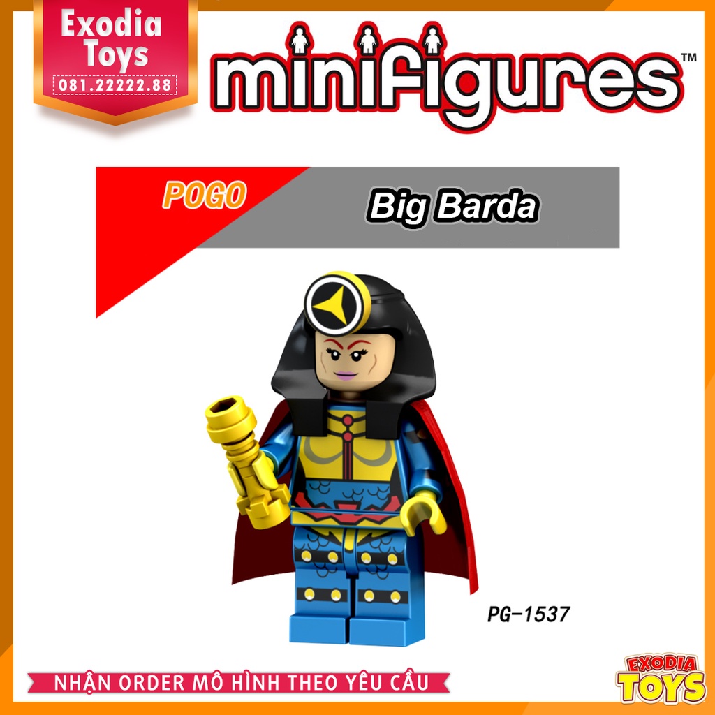 Xếp hình minifigure siêu anh hùng vũ trụ Marvel và DC Comics - Đồ Chơi Lắp Ghép Sáng Tạo - POGO 8125