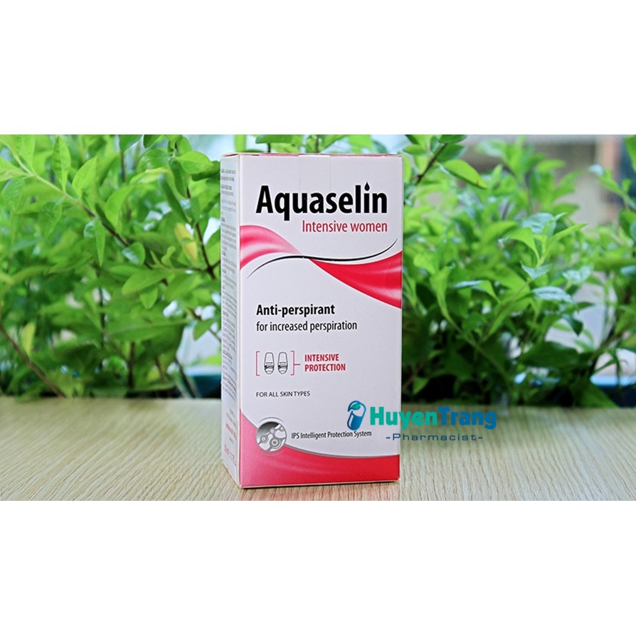 ✔️️️(Tặng quà) Aquaselin Intensive Women - Lăn nách khử mùi Nữ loại mạnh
