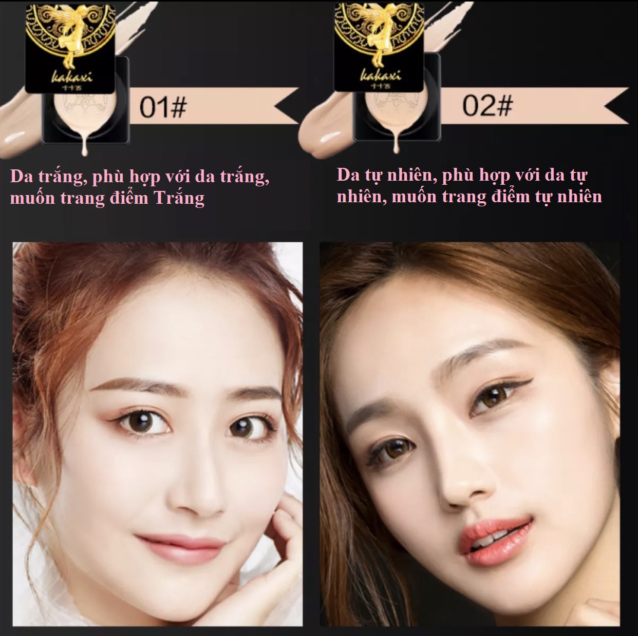 Phấn Nước BB Cream Air Cushion KAKAXI Cho Màu Tự Nhiên & Làm Sáng Da | BigBuy360 - bigbuy360.vn