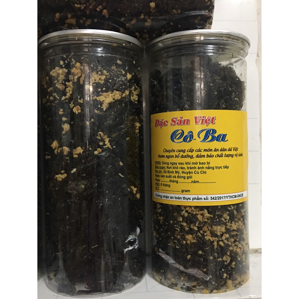 [150gram] Rong Biển Cháy Tỏi Giòn Tan, Càng Ăn Càng Ghiền - đồ ăn vặt