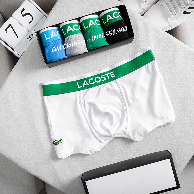 Quần Lót Nam Lacoste Cao Cấp - Boxer Nam Dáng Thể Thao