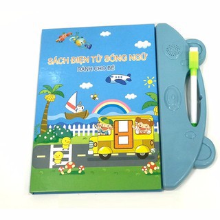 [Phiên Bản 2021 ] Đồ chơi giáo dục,Sách Nói Điện Tử Song Ngữ Anh- Việt Giúp Thông Minh Học Tốt Tiếng  Anh