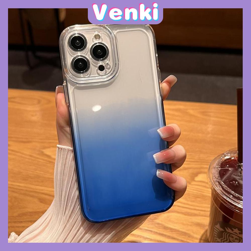 Compatible For iPhone Case Gradient Purple Silicone Soft Case TPU Clear Case Electroplating Buttons Shockproof Protection Camera Compatible For iPhone 14 Pro Max 13 12 Pro Max 11 XR