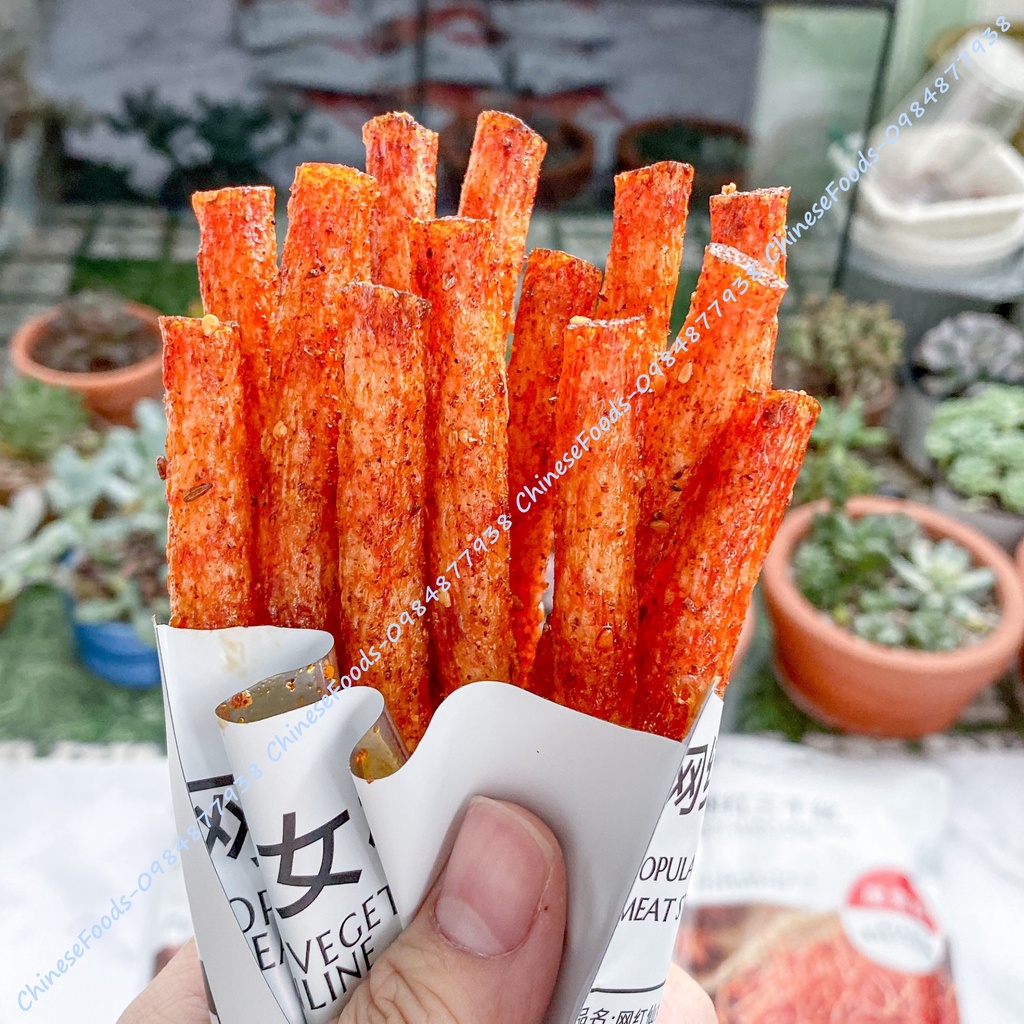 Que Cay Dong Dong 70g, Dải Cay Ăn Vặt Tuổi Thơ, Đồ Ăn Vặt Học Sinh Nội Địa Ngon Rẻ