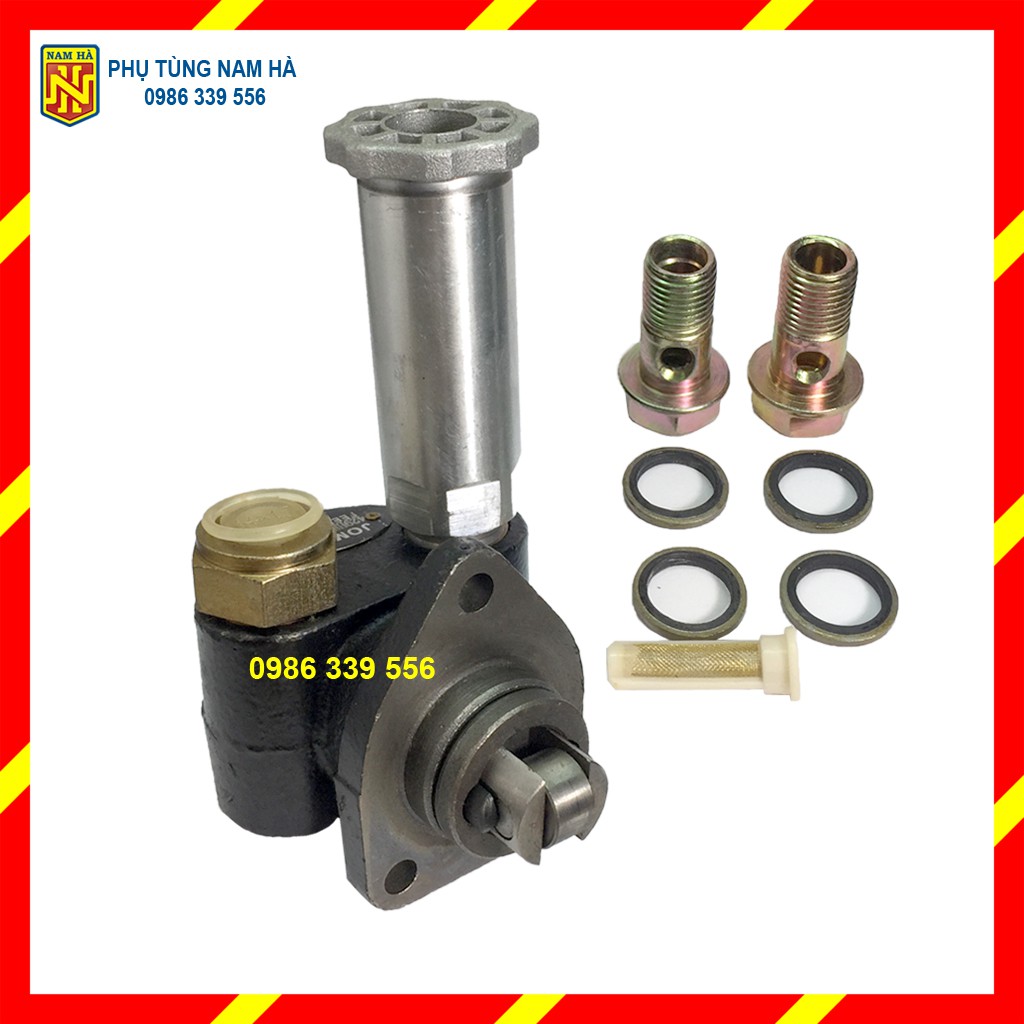 [Bơm tay nhiên liệu] Bơm thấp áp cấp chuyển nhiên liệu cho ô tô máy xúc, máy ủi, máy công trình
