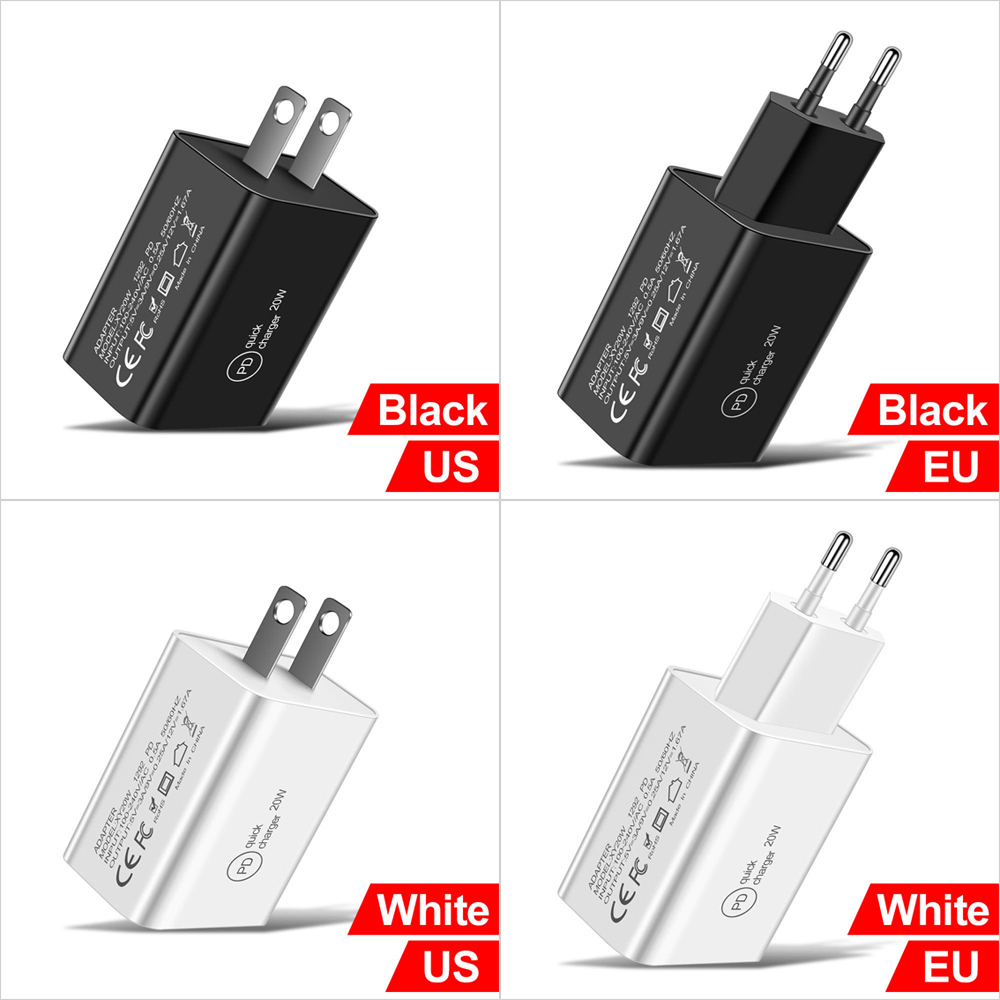 CHINK PD 20W Fast Charging Usb C Charger For iphone 12 Mini Pro MAX 12 11 Xs Xr X 8 Plus PD Charger For iPad air 4 2020 IPAD pro