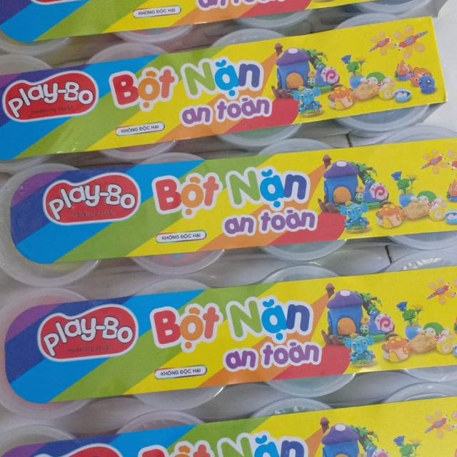 4 HỘP BỘT NẶN ĐỒ CHƠI MADE IN VIỆT NAM