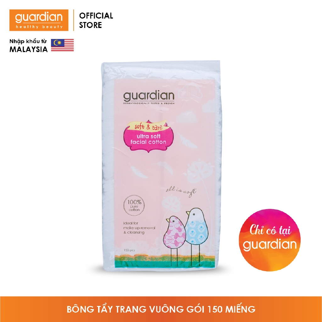 Bông tẩy trang Guardian 150 miếng | BigBuy360 - bigbuy360.vn