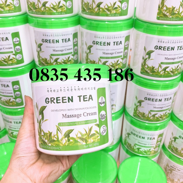 Kem massage trà xanh Green Tea Massage Cream