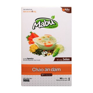 Cháo ăn dặm mabu hạt vỡ 900g