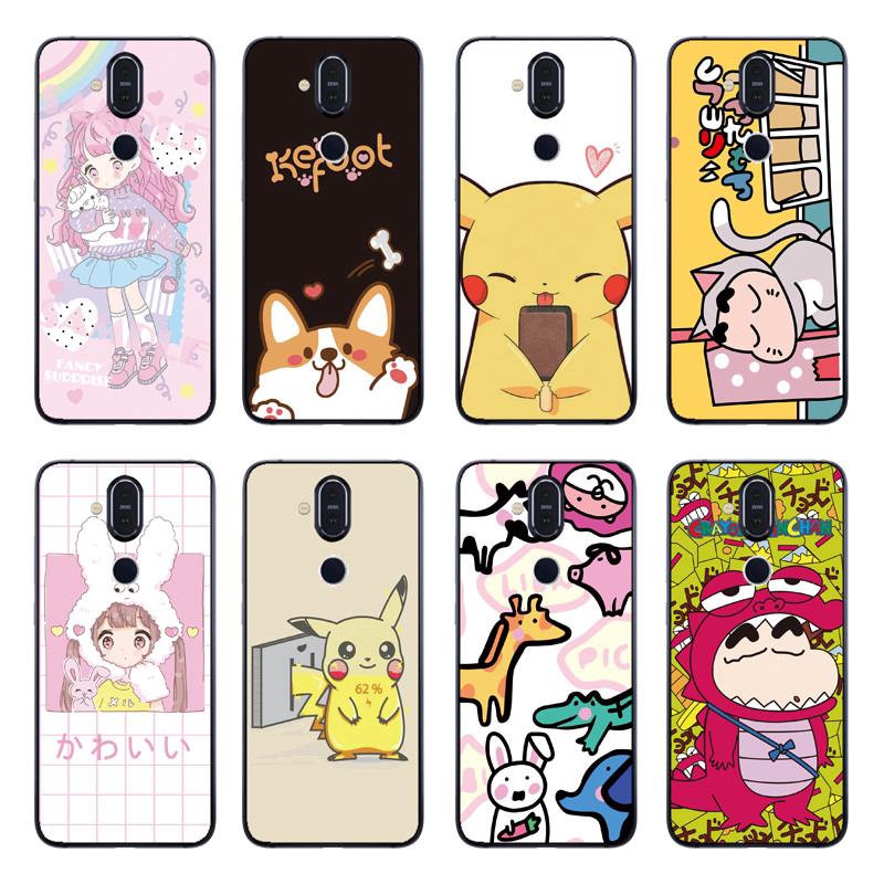 Ốp điện thoại bằng TPU mềm hình hoạt hình Pikachu dành cho Nokia 2.1/3.1/5.1/7.1/4.2/3.2